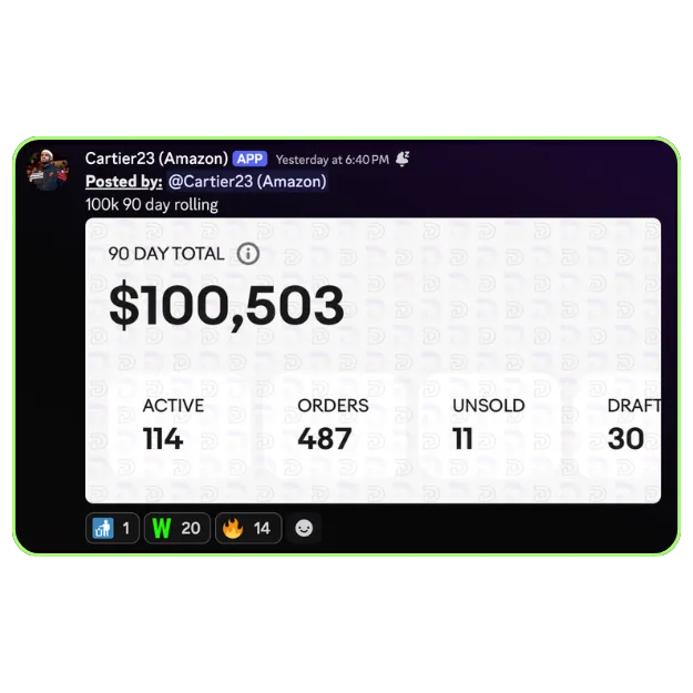Discord screenshot showing Divine member positive experience